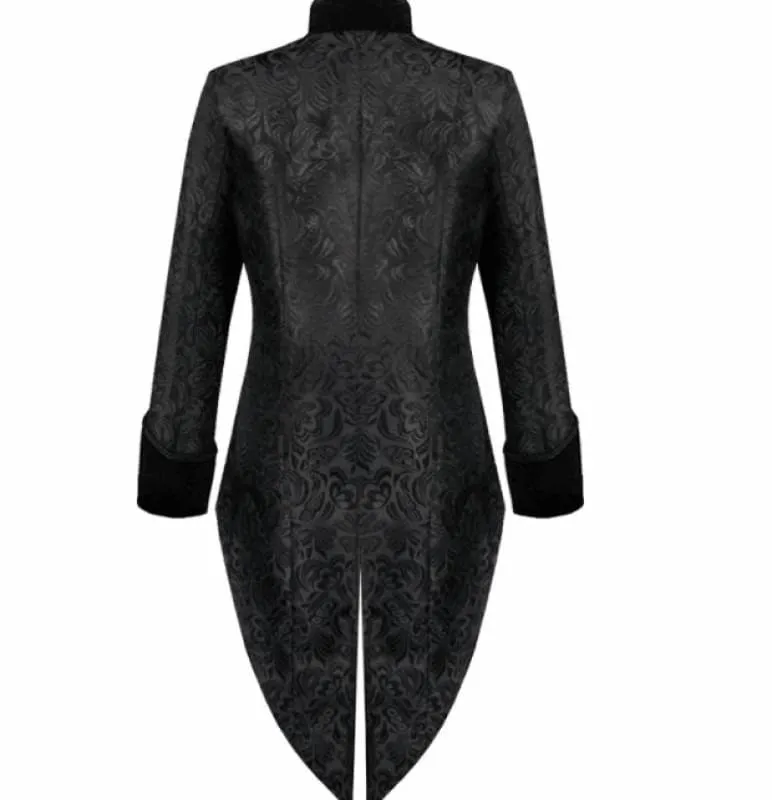 Golden Velvet Tuxedo with Steampunk Flair for Unique Style