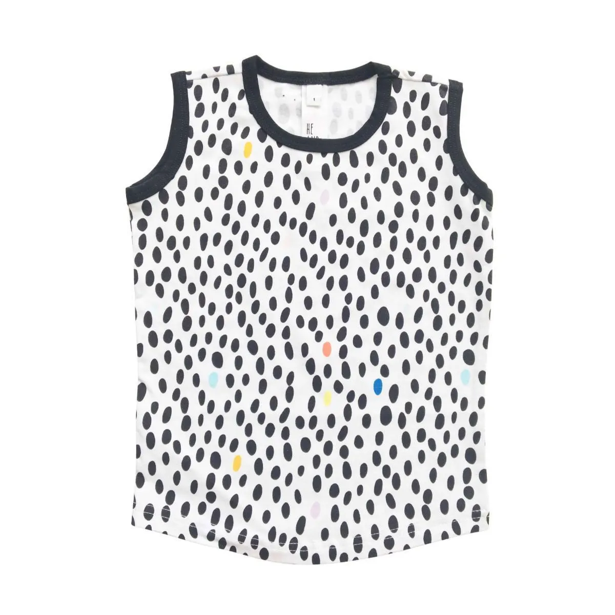 He and Her - rainbow dot tank