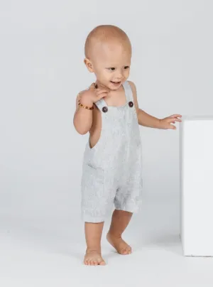 Hemp romper for babies & toddlers in Gray