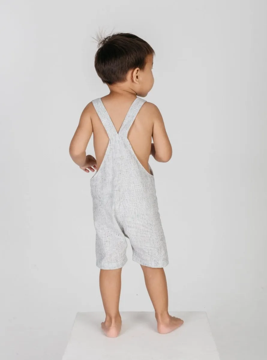 Hemp romper for babies & toddlers in Gray