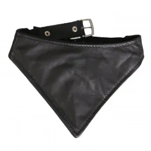 Hot Leathers Black Leather Boot Scarf