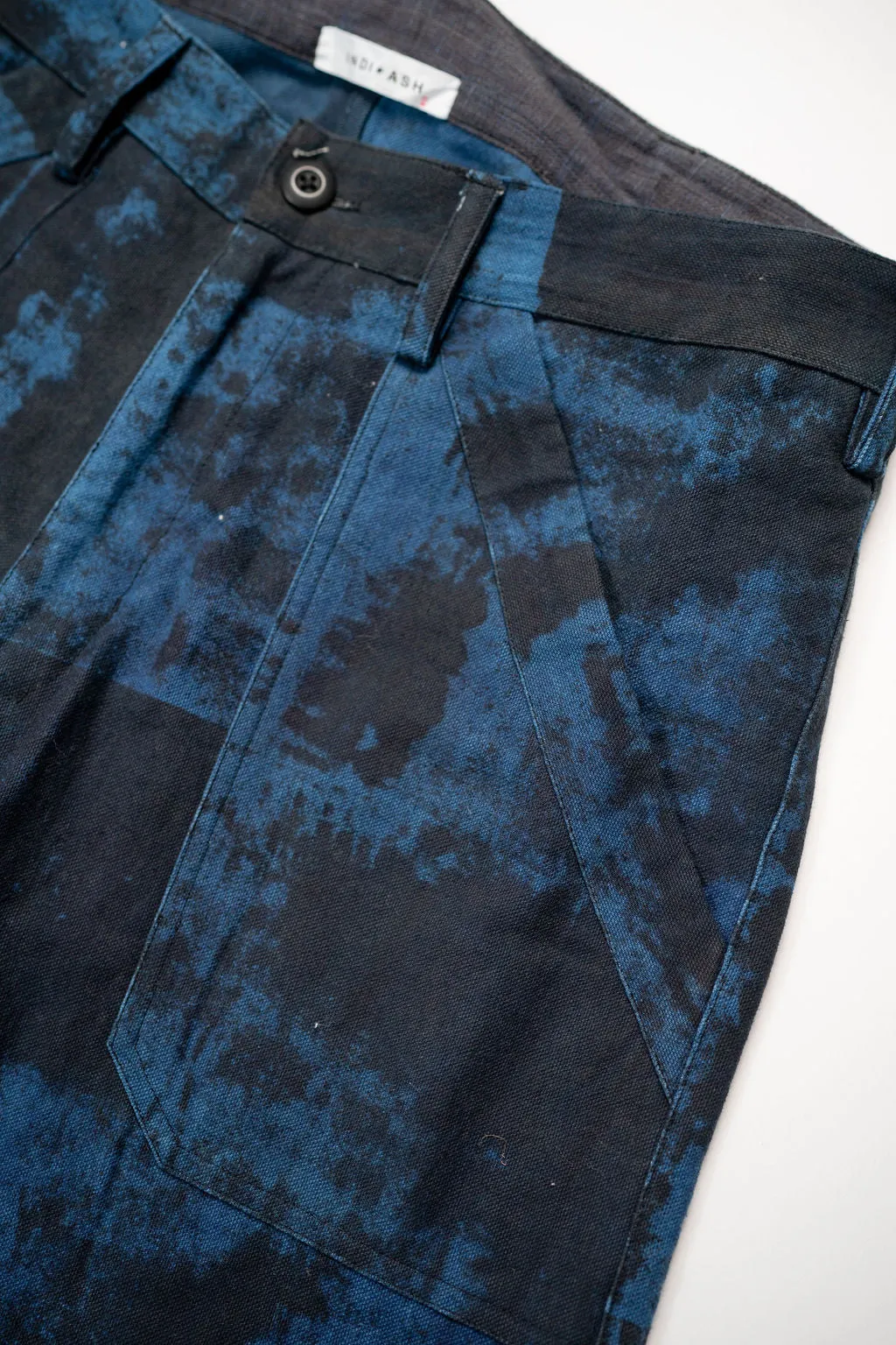 Indi   Ash Issac Pant - Indigo/Iron Mudpant Organic Cotton Canvas