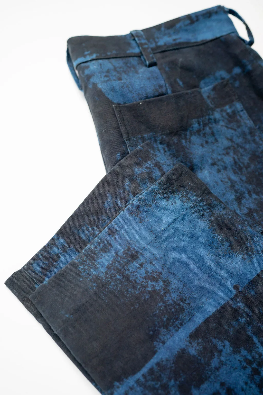 Indi   Ash Issac Pant - Indigo/Iron Mudpant Organic Cotton Canvas
