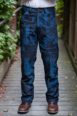 Indi   Ash Issac Pant - Indigo/Iron Mudpant Organic Cotton Canvas