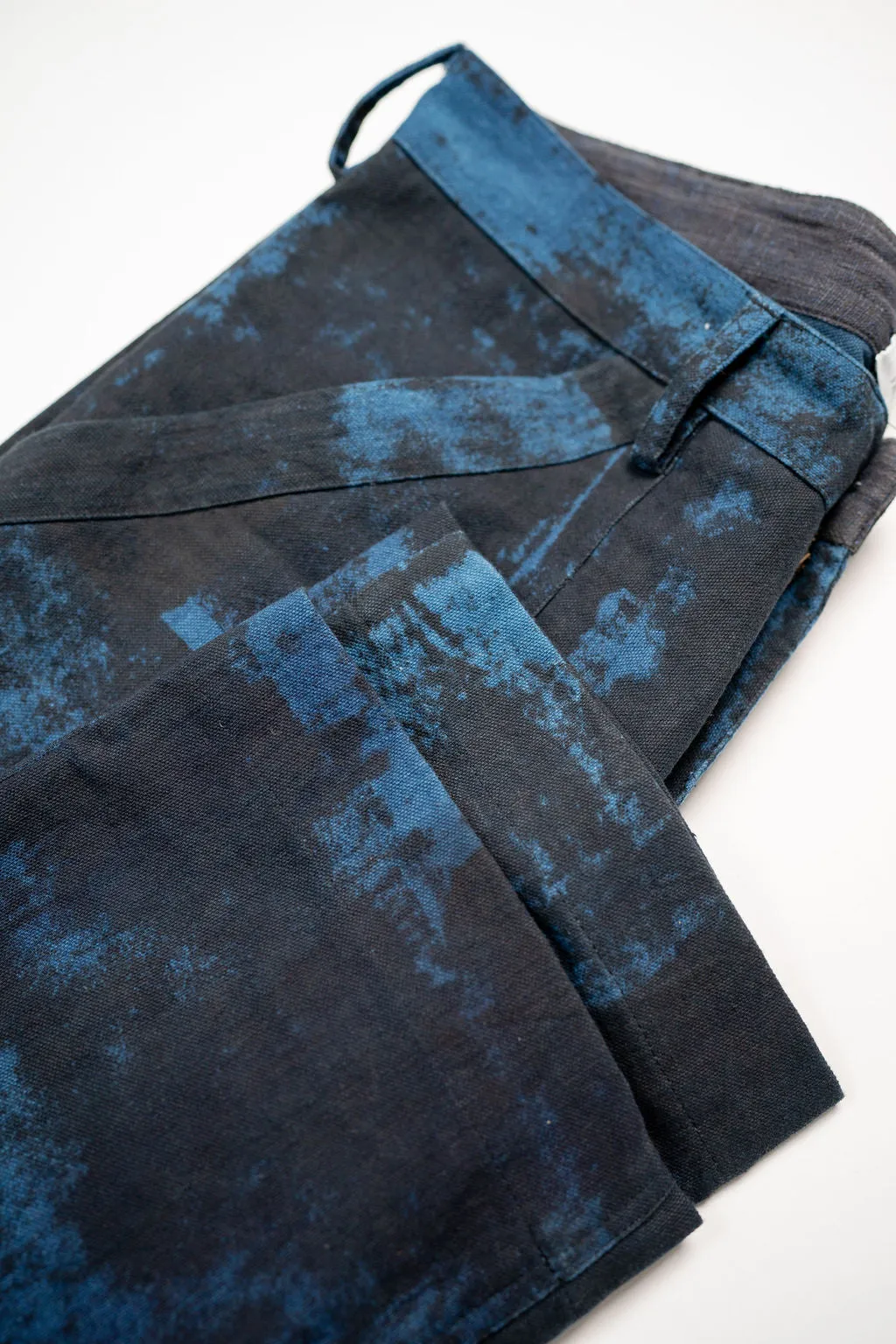 Indi   Ash Issac Pant - Indigo/Iron Mudpant Organic Cotton Canvas