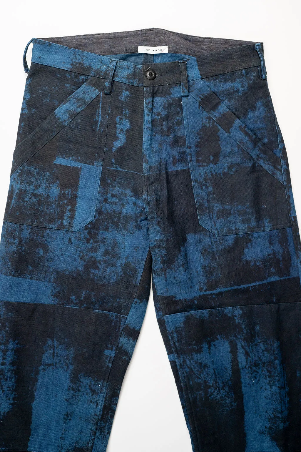 Indi   Ash Issac Pant - Indigo/Iron Mudpant Organic Cotton Canvas