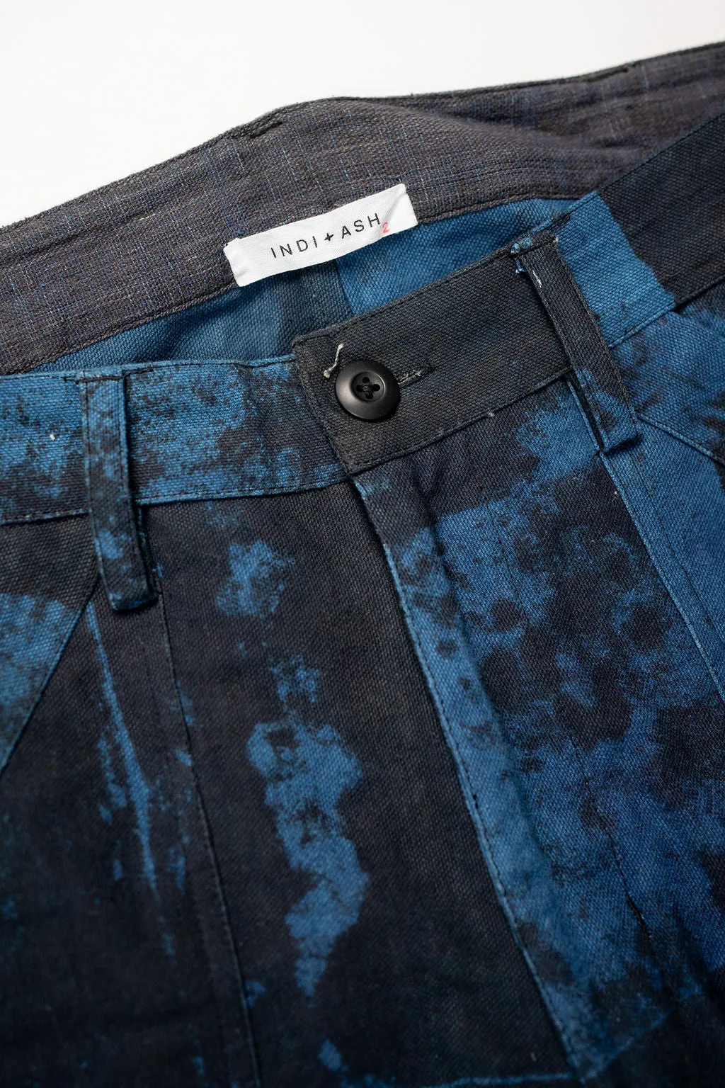 Indi   Ash Issac Pant - Indigo/Iron Mudpant Organic Cotton Canvas