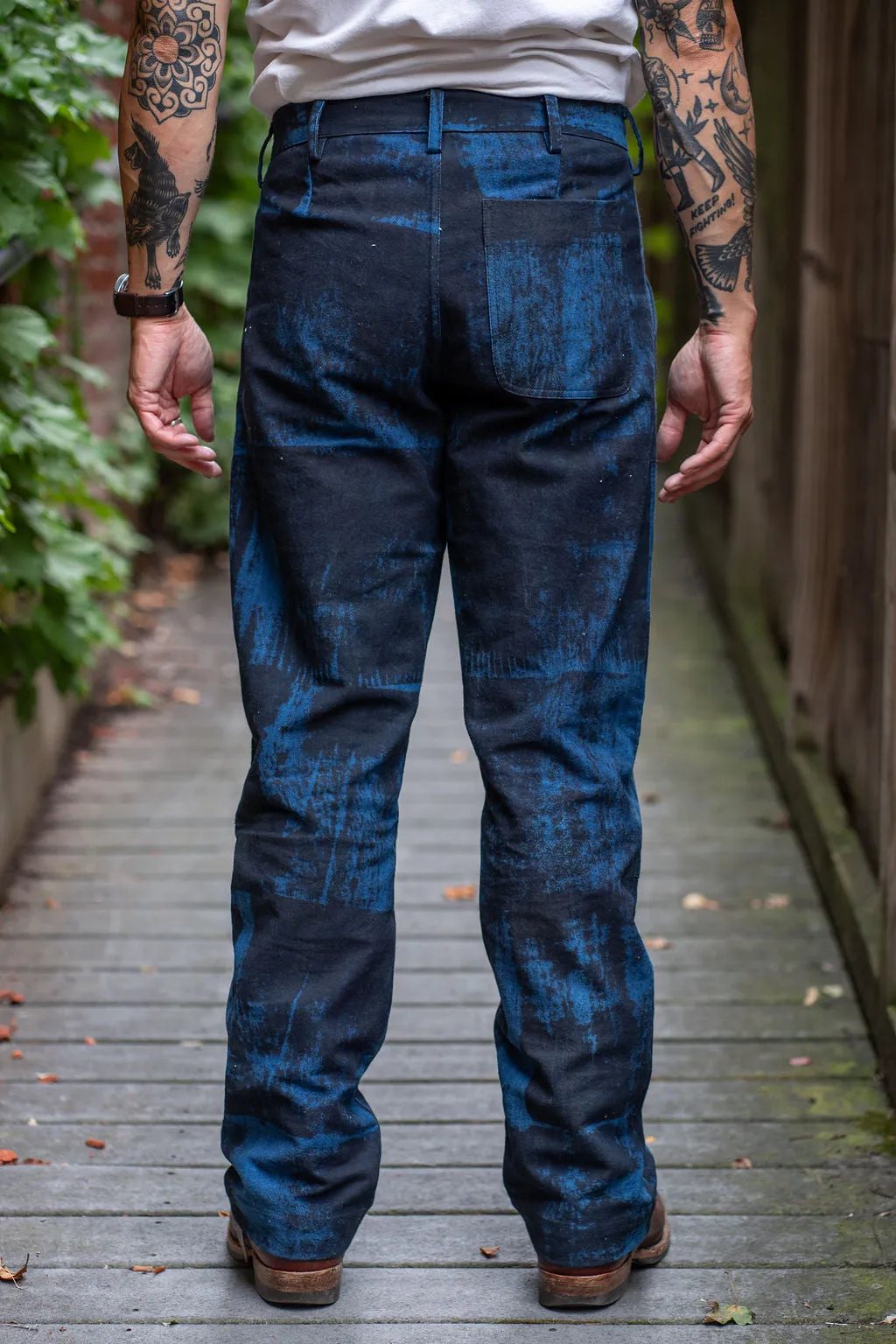 Indi   Ash Issac Pant - Indigo/Iron Mudpant Organic Cotton Canvas