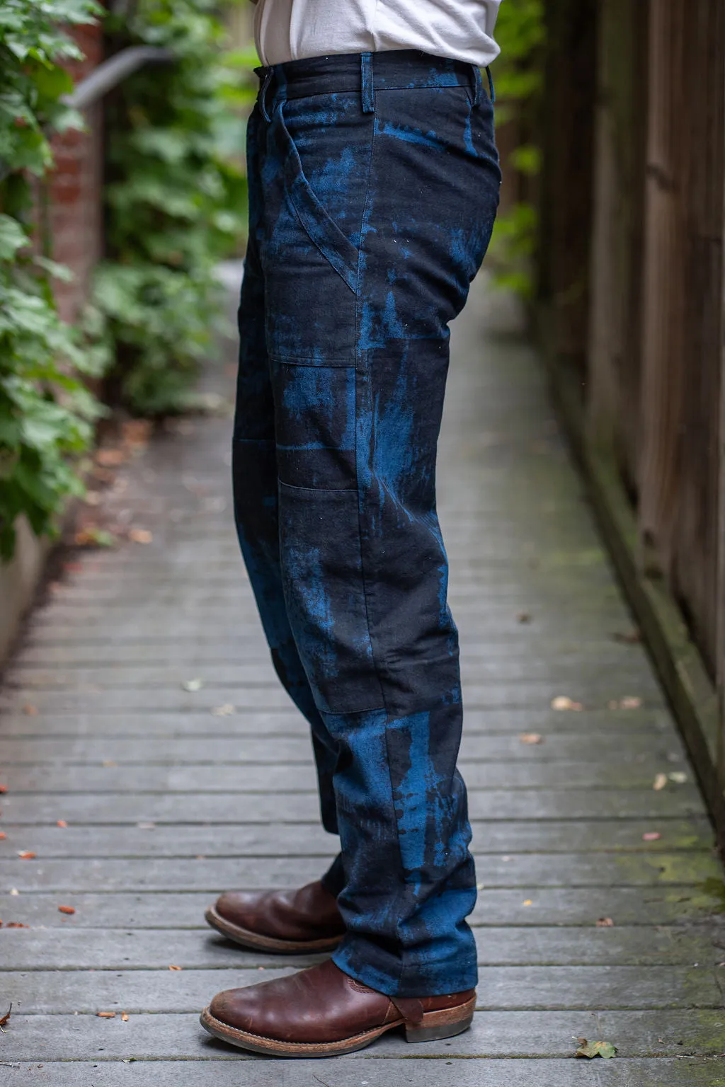 Indi   Ash Issac Pant - Indigo/Iron Mudpant Organic Cotton Canvas