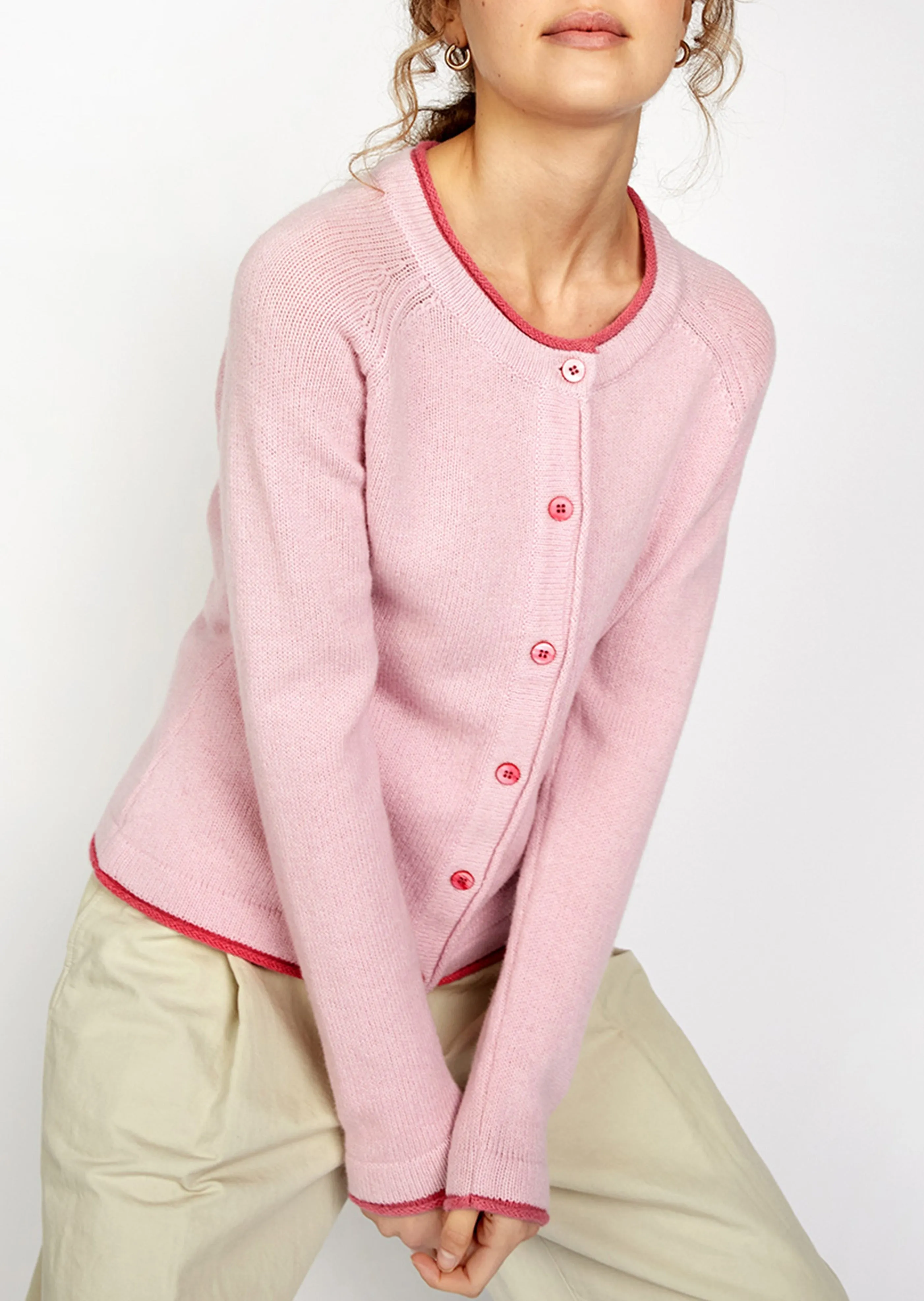 IrelandsEye Killiney Cardigan | Pink