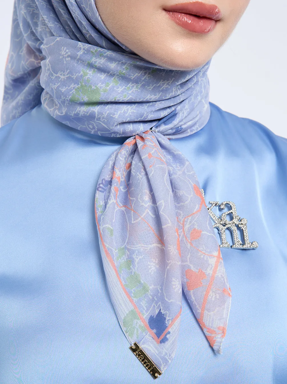 KALLI SIGNATURE SCARF BLUEBERRY