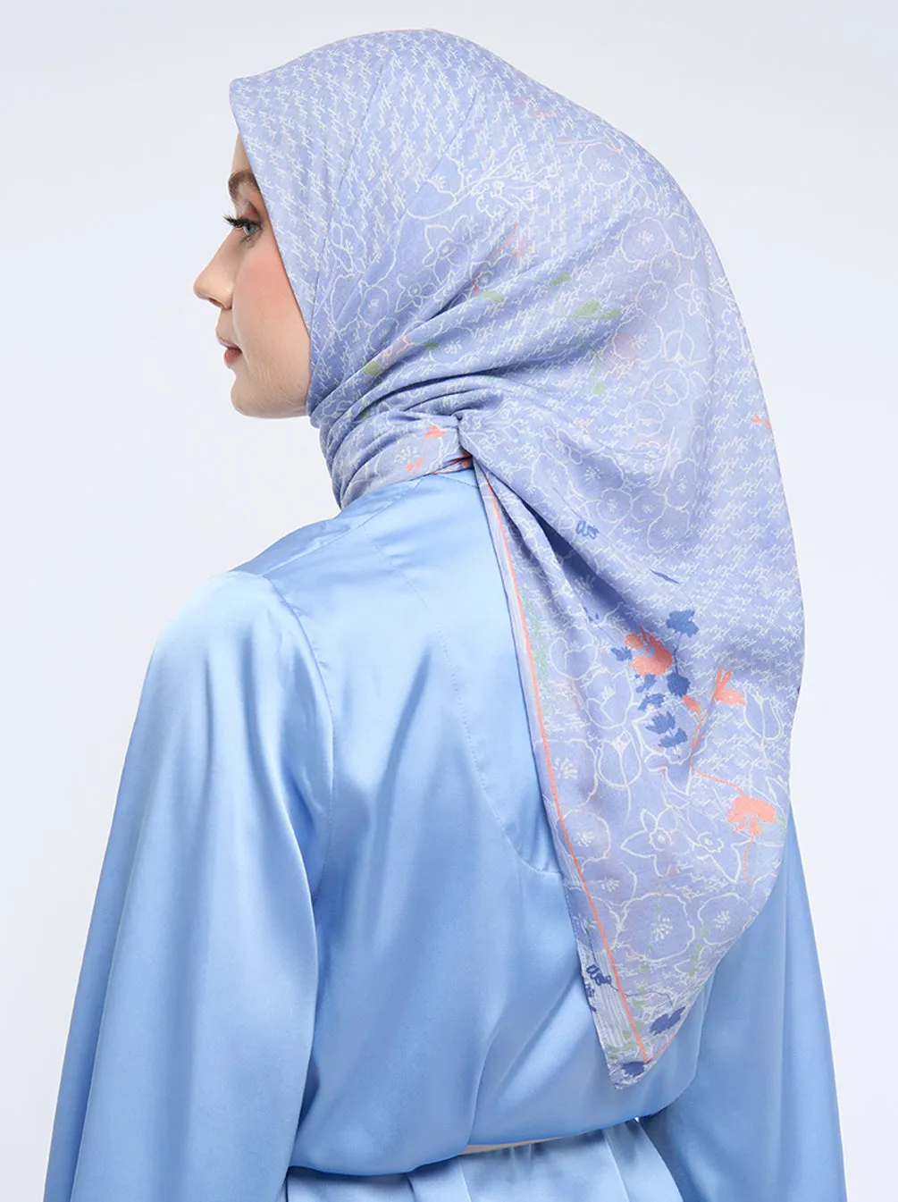 KALLI SIGNATURE SCARF BLUEBERRY