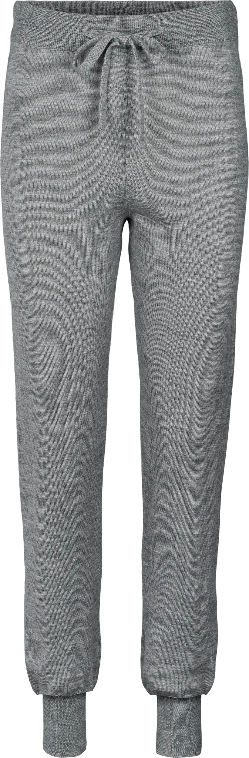 Karina Merino Pant - Light Grey Melange