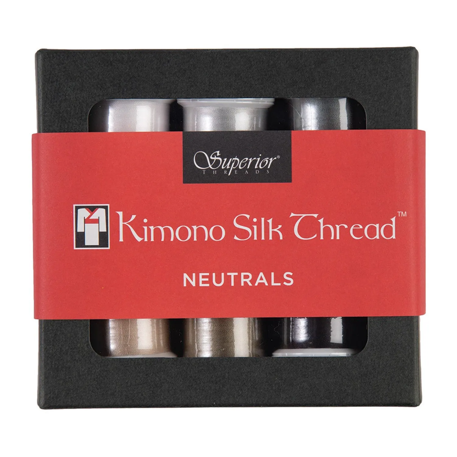 Kimono Silk 6-Spool Thread Set Neutrals Collection by Superior Threads