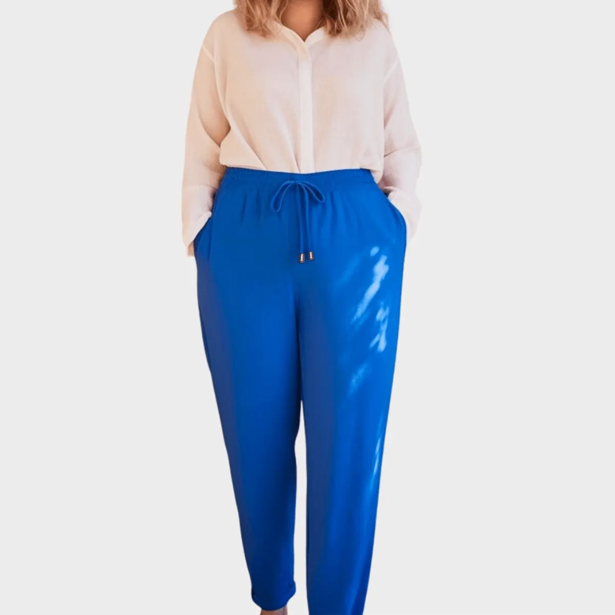 Ladies Curve Turn Up Trouser