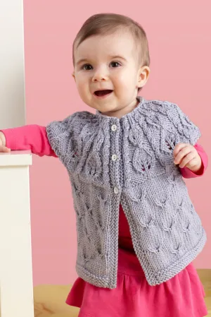 Leaf Yoke Cardigan Pattern (Knit)