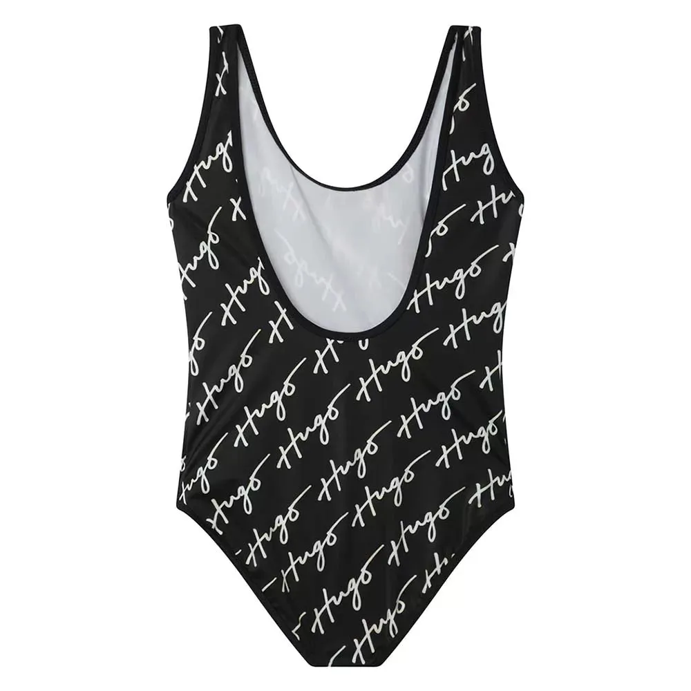 Logo Print Swimsuit