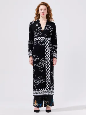 Lucky Clouds Cotton Jacquard Duster