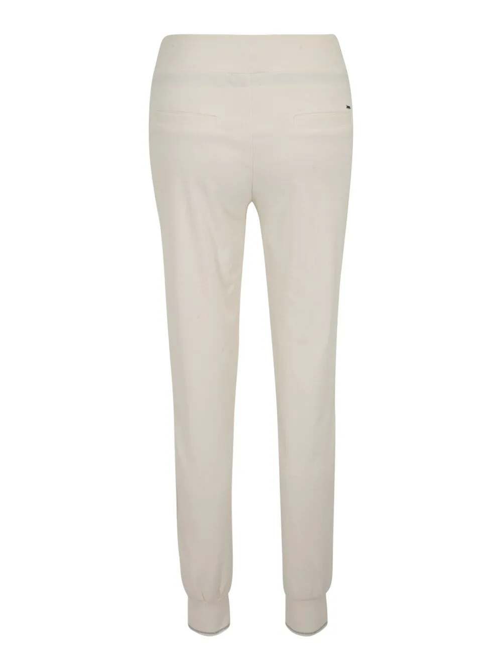 Luhta tapered sweatpants, white wool