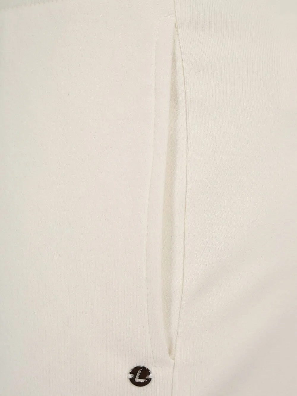 Luhta tapered sweatpants, white wool