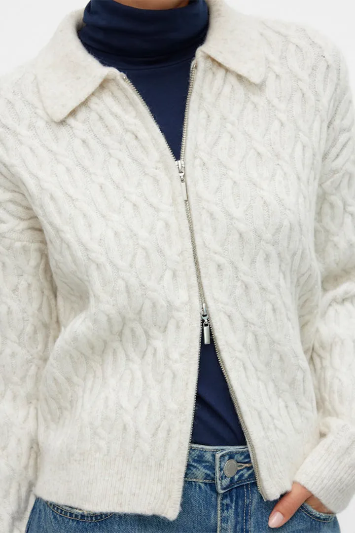 Meffa Zip Cardigan