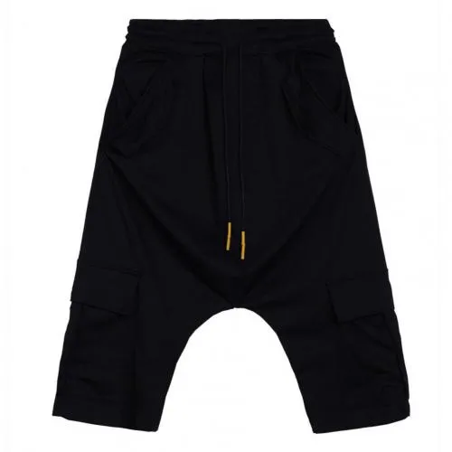 Men Harem Pants Summer fashion Adjustable Micro-elastic Soft Cotton Blend Low Crotch Cargo Trousers for Summer Men's Clothing