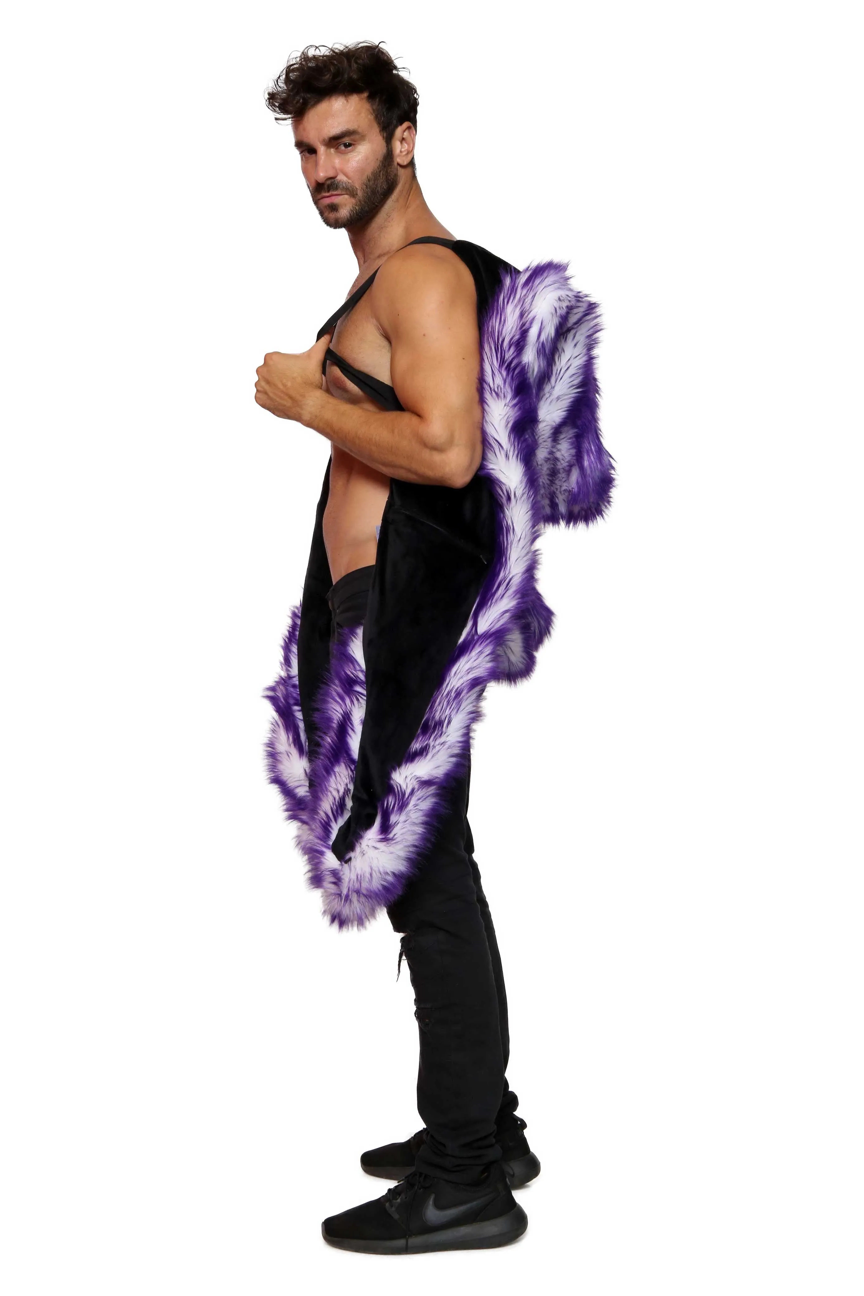 Men's Desert Warrior Vest in "Just the Tip Purple"