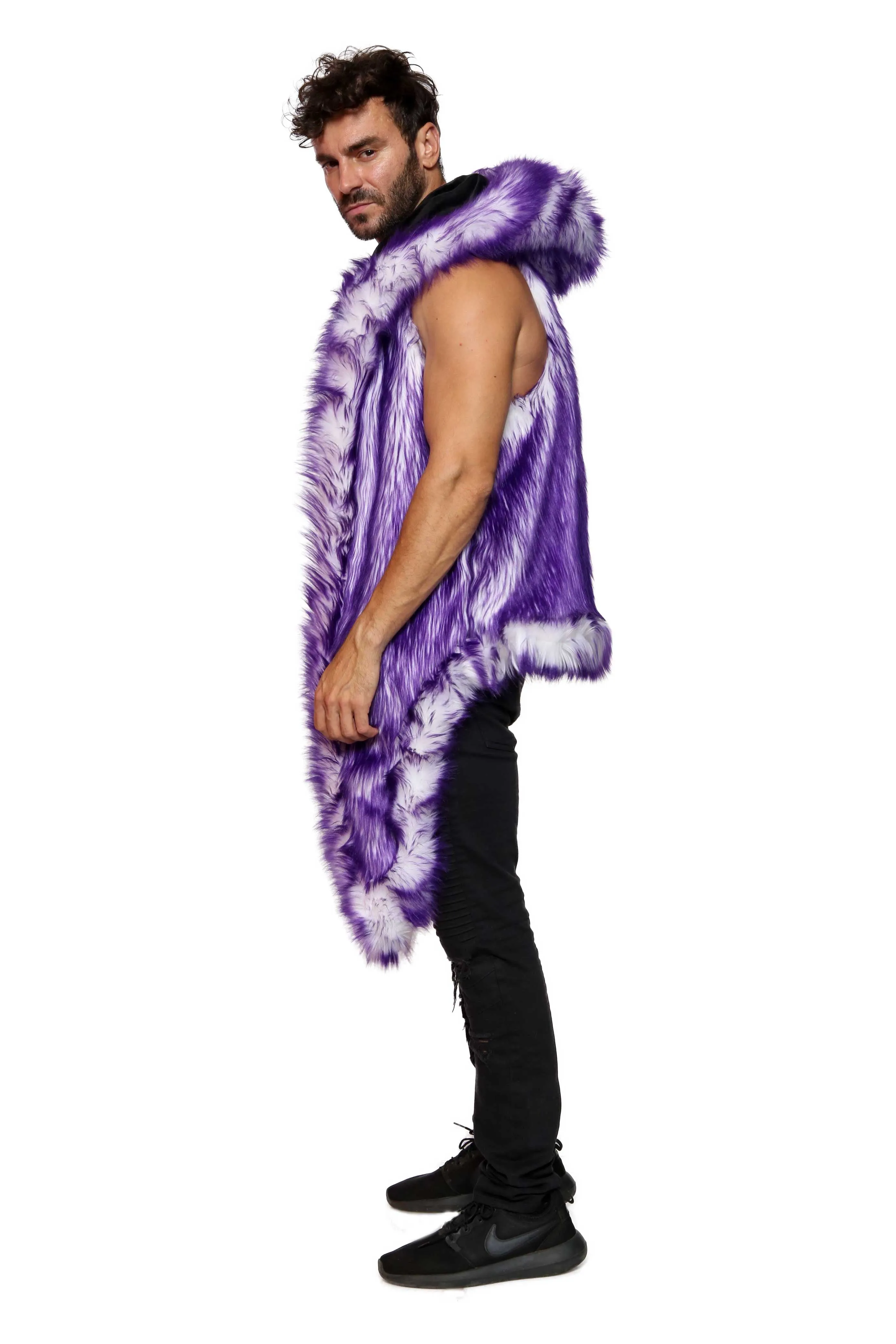 Men's Desert Warrior Vest in "Just the Tip Purple"