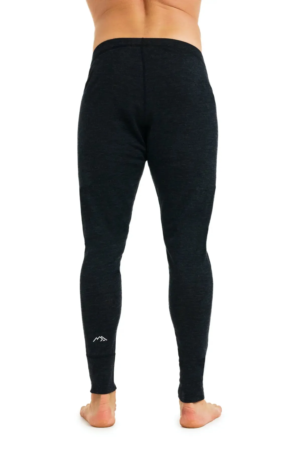 Men's Merino Pants 165 Heathered Black