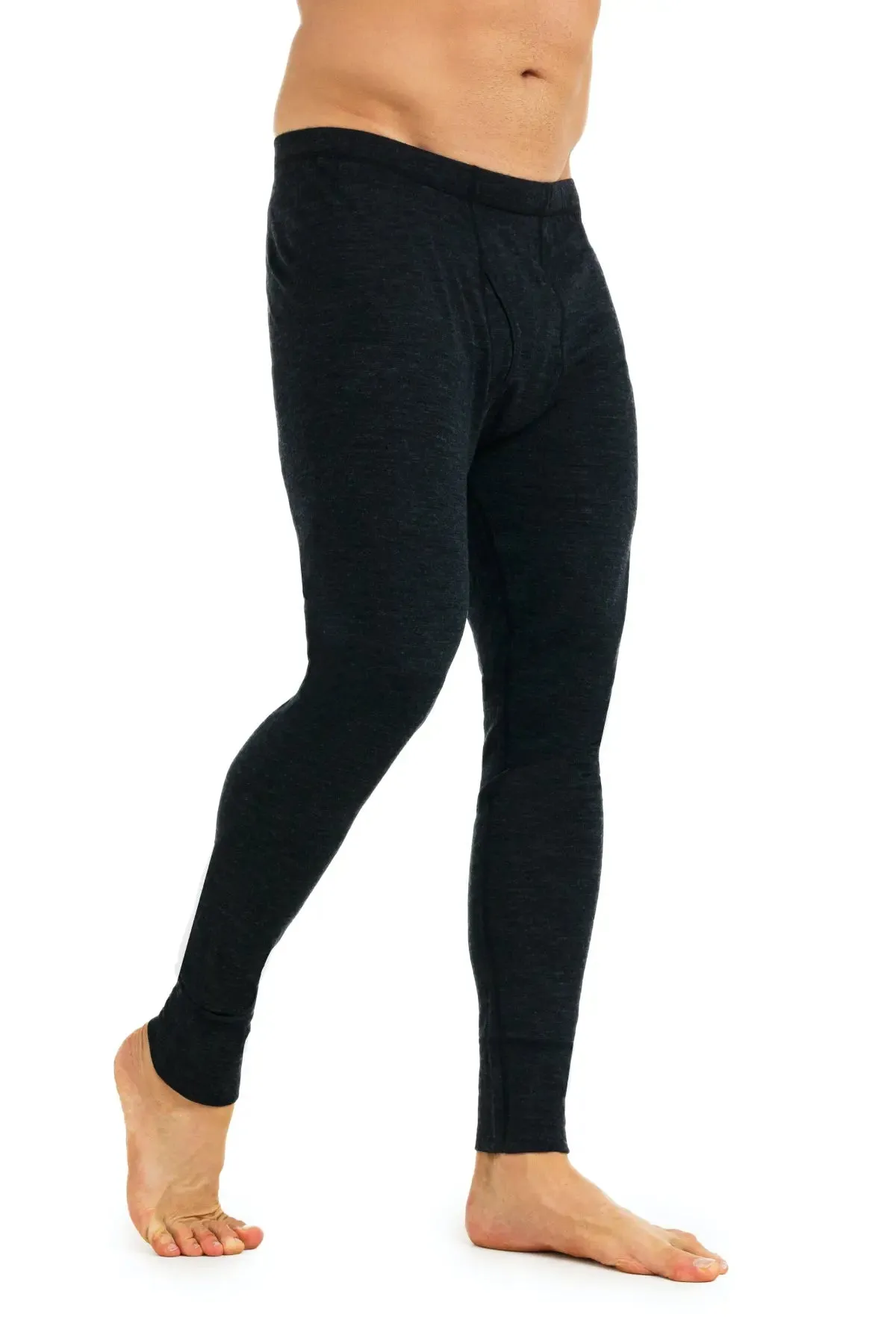 Men's Merino Pants 165 Heathered Black