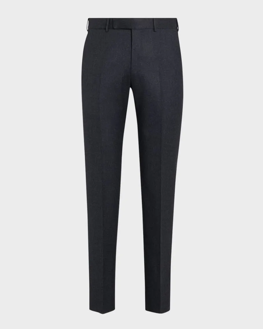 Men's wool flannel trousers ZEGNA