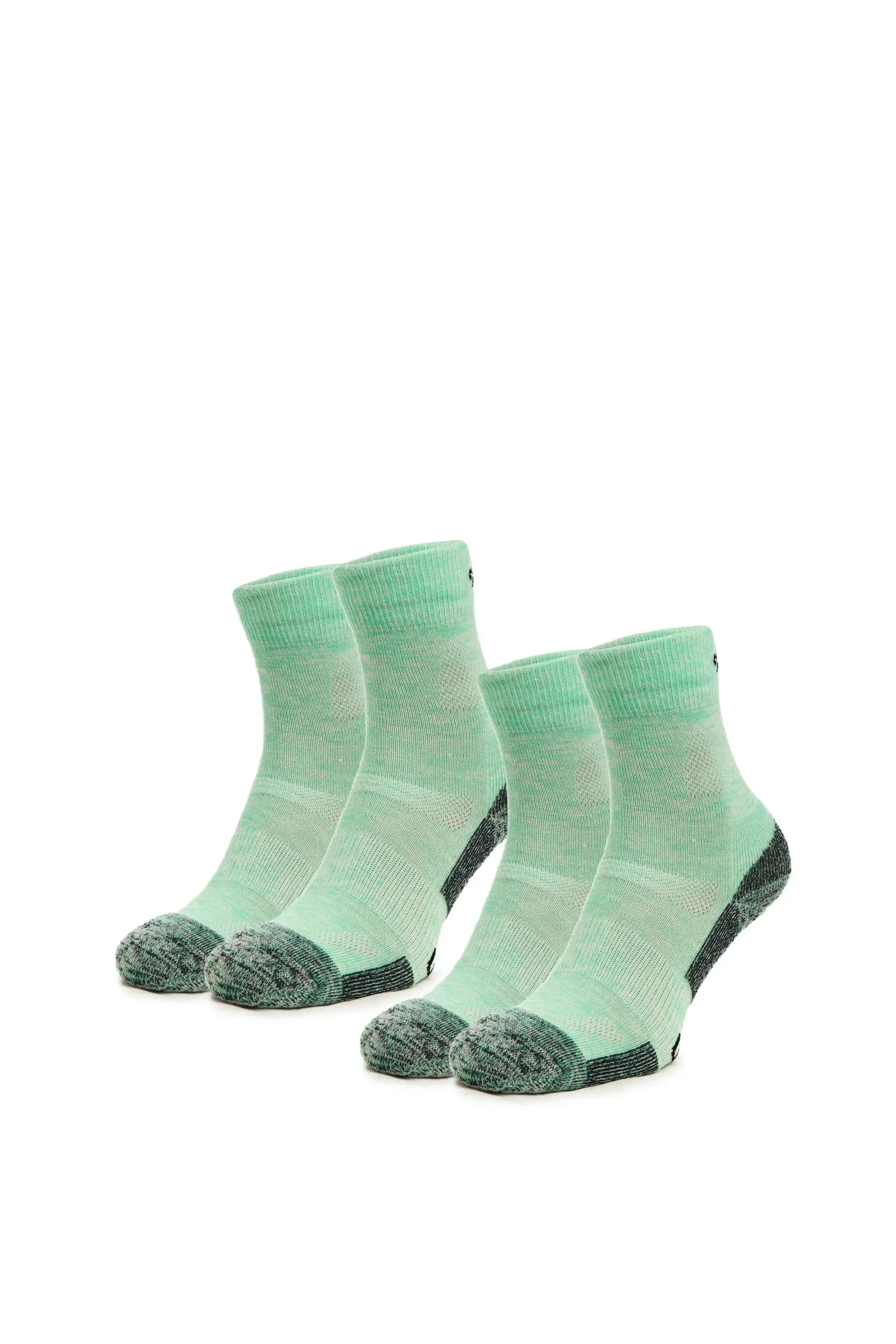 Merino Wool Hiking Socks - (Pack of 2) Mint Icecream