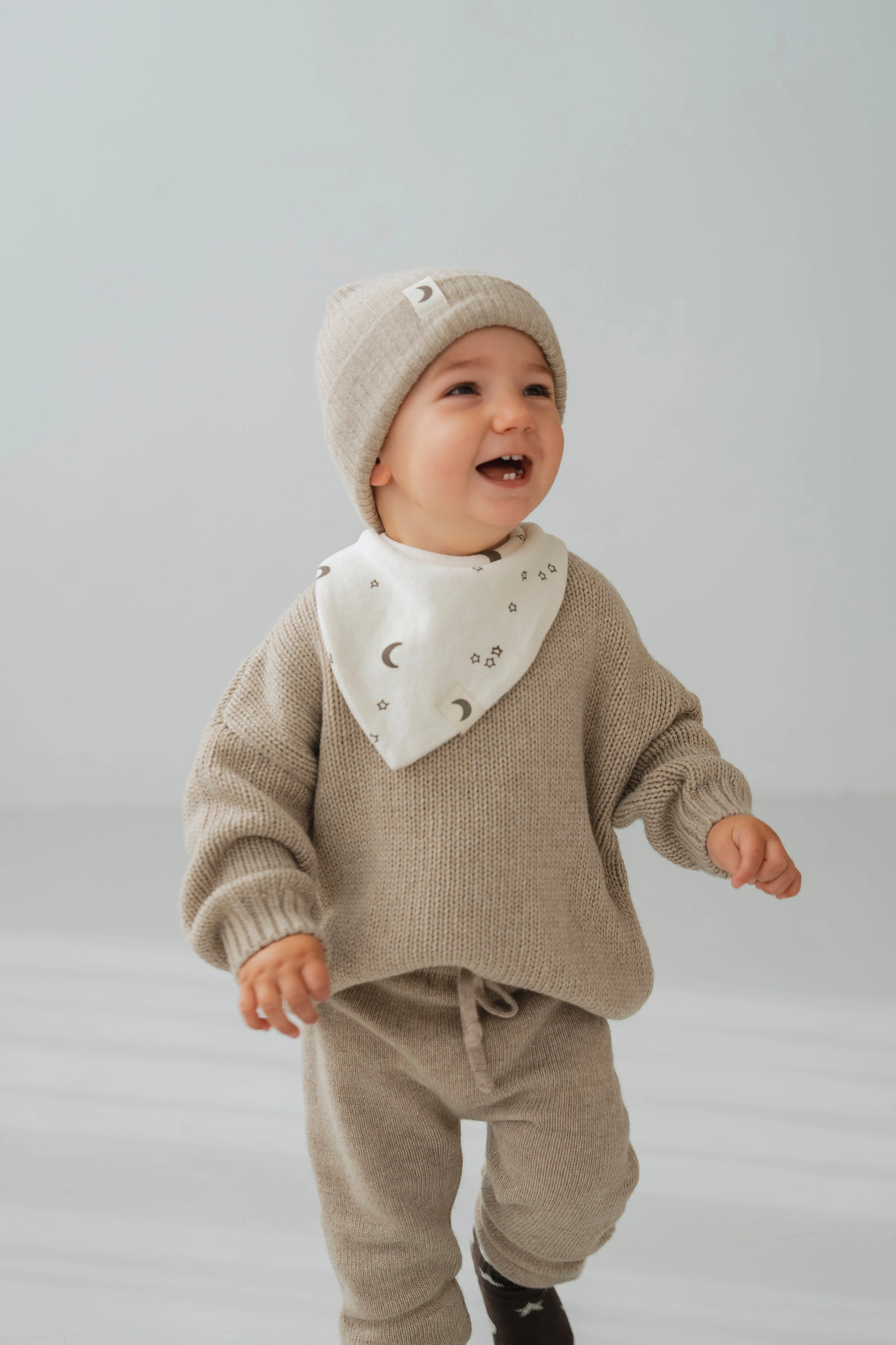 MERINO WOOL KNIT LEGGINGS TRUFFLE (cashmere blend)