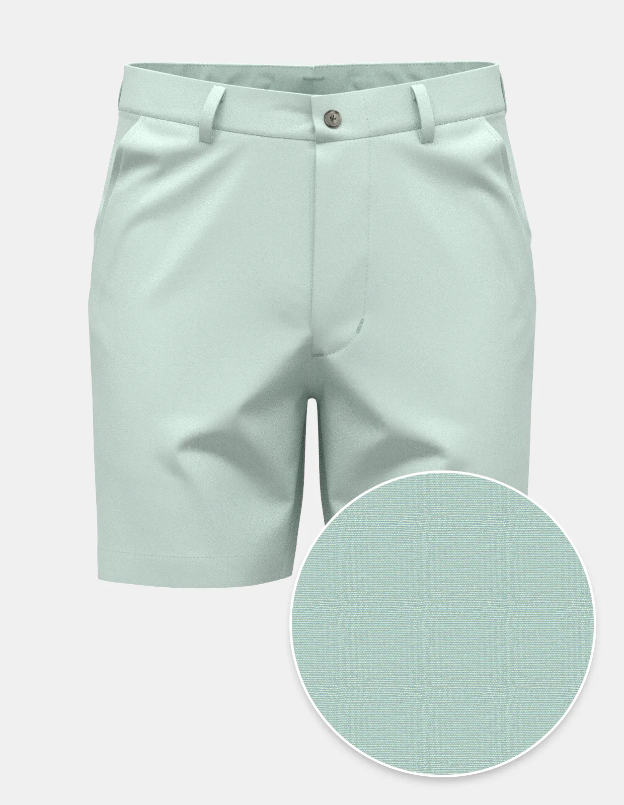 Mint Green European Fine Poplin | Short