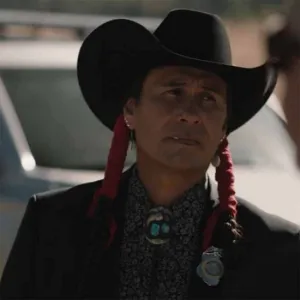 MOSES J. YELLOWSTONE Season 4 BLACK COTTON COAT