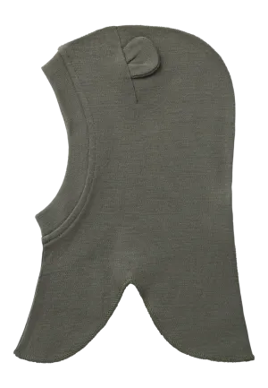 name it baby WILLIT WOOL BALACLAVA W/EARS - Mulled Basil