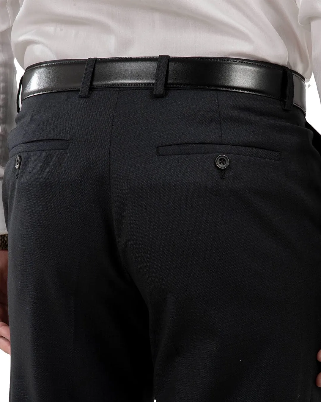 Navy Travel Suit Trousers