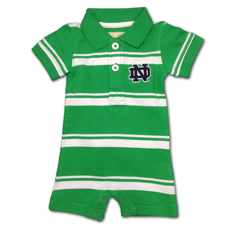 Notre Dame Baby Striped Romper