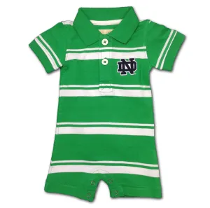 Notre Dame Baby Striped Romper