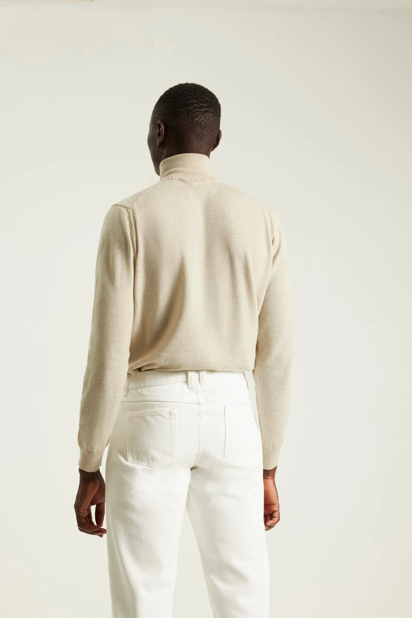 Oatmeal Merino Rollneck
