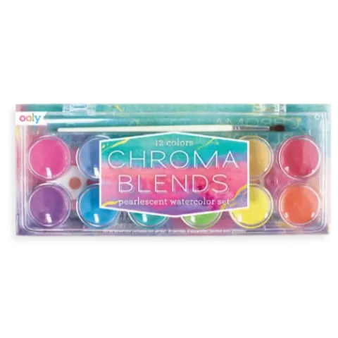 Ooly Chroma Blends Pearlescent Watercolour Paints
