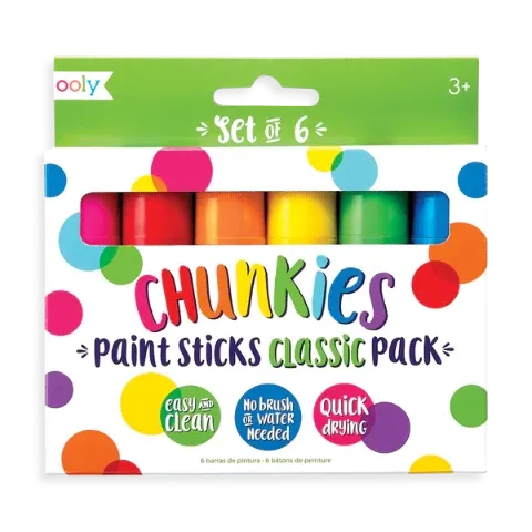 Ooly Chunkies Paint Sticks Classic Pack