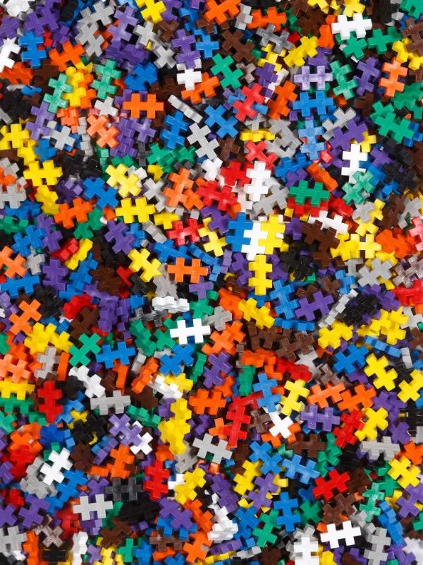 Plus-Plus Basic Colour Mix - 100 Pcs Tube