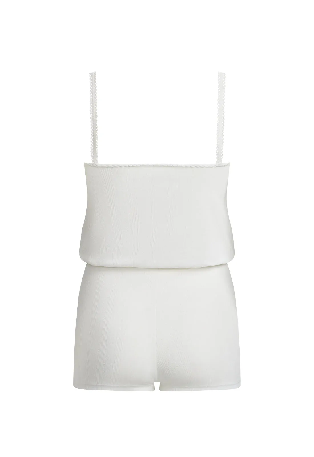 POOLSIDE ROMPER - IVORY