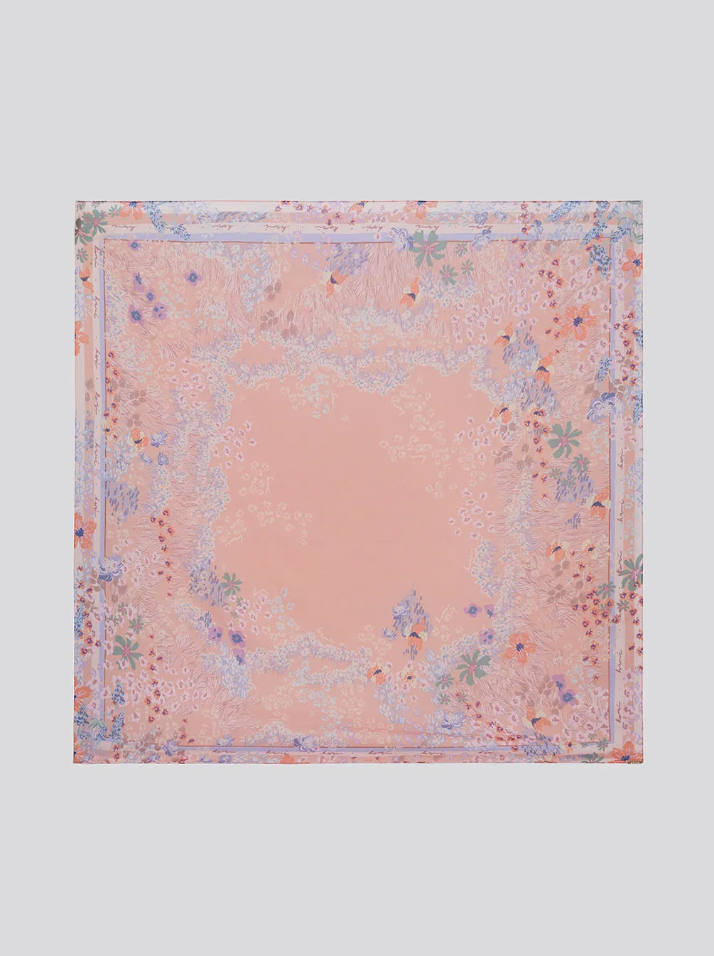 PRIMAVERA SIGNATURE SCARF PEACH