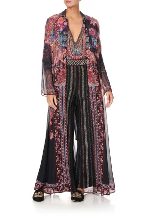 PRINTED TRENCH SWINGING SIXTIES