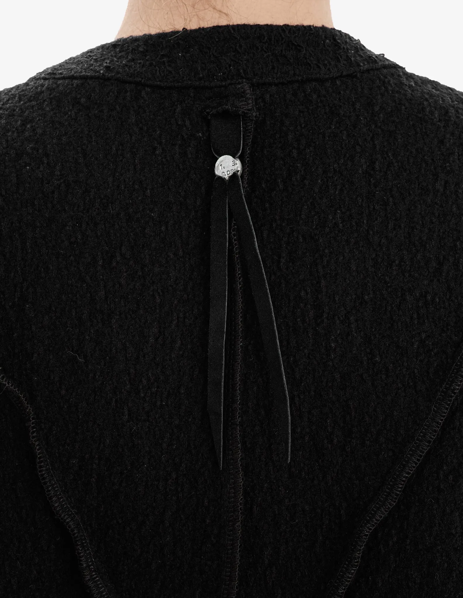 Raglan-Sleeve Asymmetric Cardigan
