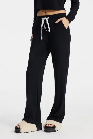 Raven Fleece Full Length Sweatpant - Black