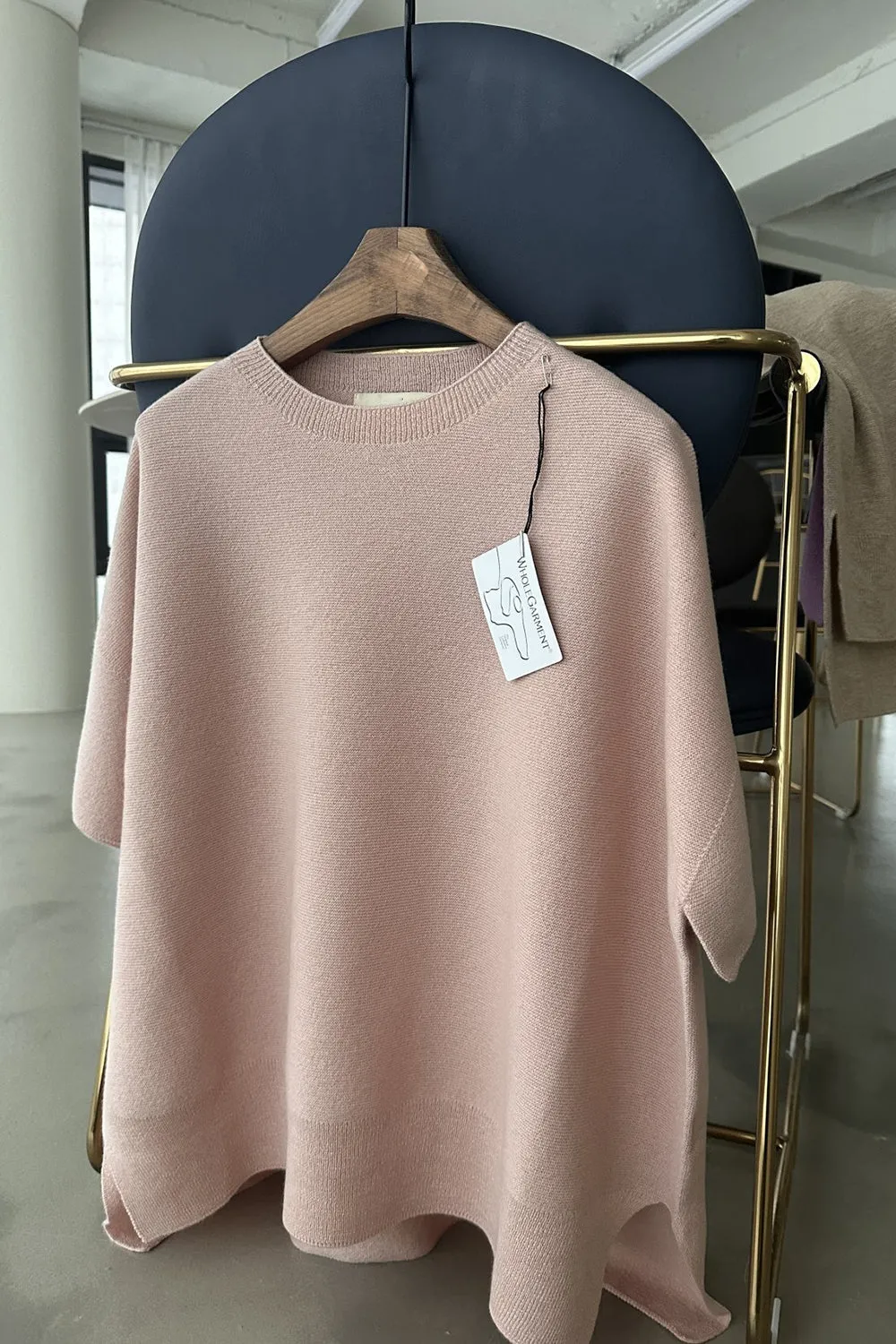 Relaxed Short Sleeve Sweater