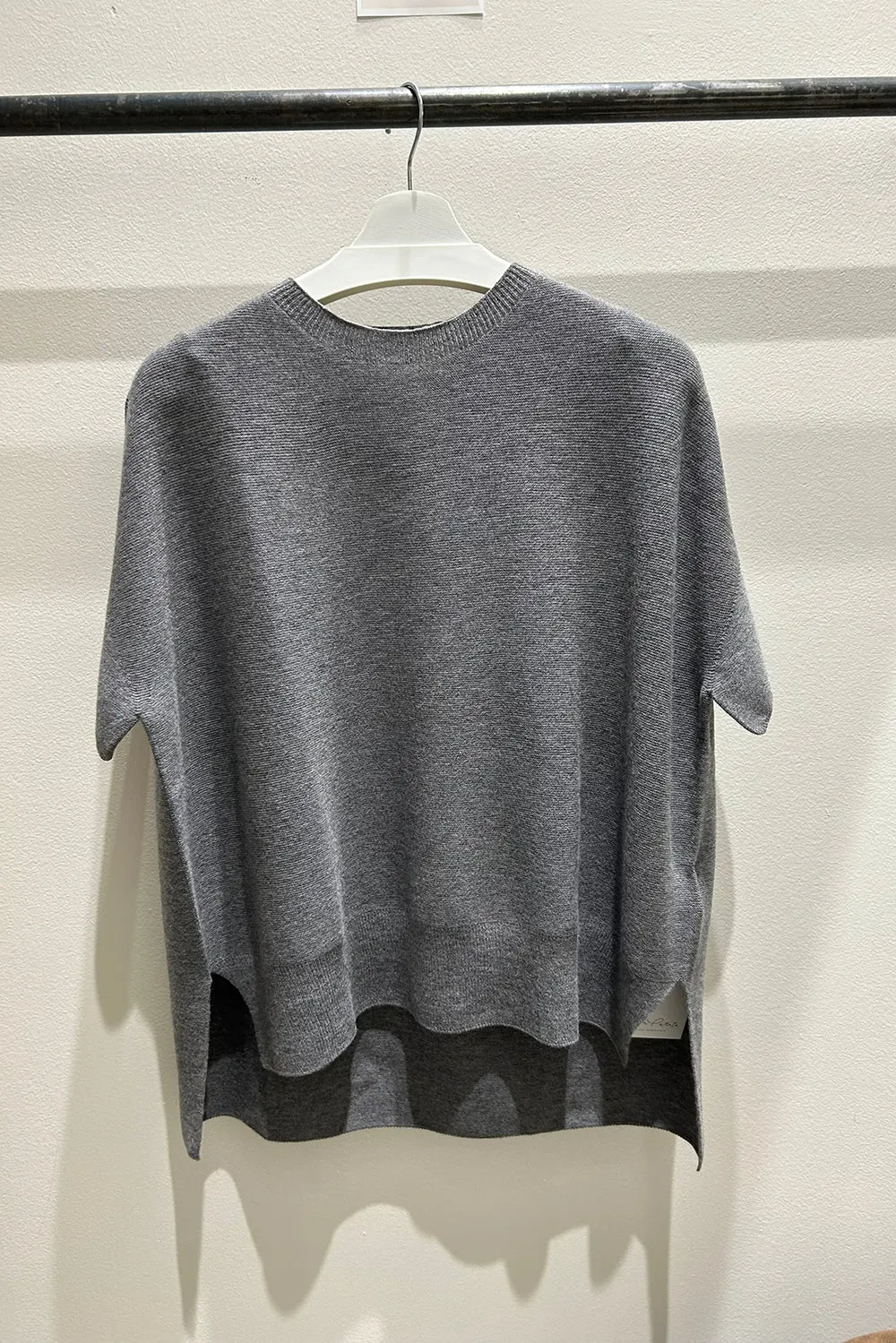 Relaxed Short Sleeve Sweater